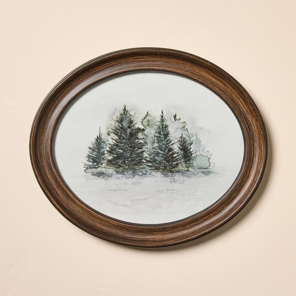 10x12 Resin Framed Wall Art Watercolor Trees - Hearth & Hand Magnolia, Target